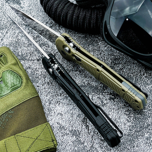 Couteau tactique de chasse en plein air BM 9070, lame multi-types D2, manche en fibre de nylon, couteau pliant de camping, couteau de poche EDC, multi-outils personnalisé - Product Image 5