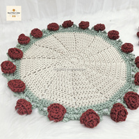 Bouquet multifonctionnel à motif floral crocheté à la main Tapis de couette Châle Journée de l'enseignant ou cadeau de déesse/petite amie