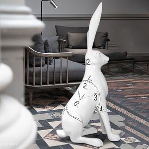 ประติมากรรมกระต่ายขนาดใหญ่ที่กำหนดเองภาพการ์ตูนพื้นที่กลางแจ้งเชิงพาณิชย์ของประดับในพื้นที่ที่สวยงามงานฝีมือติดด้วยเรซิ่น - Product Image 2