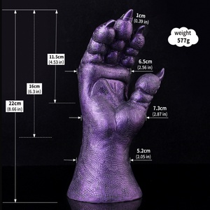 Juguete Sexual de Silicona con Forma de Garra de Dragón, Estimulador de Clítoris Artificial, Enorme Tapón Anal con Ventosa, Juguete para Preliminares - Product Image 6