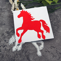 AAGU New Metal Cutting muore stampo Scrapbooking invito carta decorazione animale cavallo Scrapbooking mestiere taglio Die