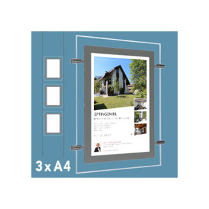 Écran vitrine LED DELIGHT® - 3 x DIN A4 - Product Image 6