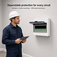 Boîtier de distribution électrique industriel en acier Chint PZ30G, disjoncteur, boîte de commutation à air PZ30G-10 100A 230V/400V