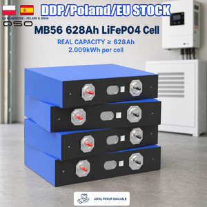 QSO Eu Stock MB56 Lifepo4 628Ah 668Ah MB 56 628 560 Ah 3.2V 1175Ah Lfp 660Ah 560Ah Evemb56 MB56 Cellule de batterie lithium-ion prismatique - Product Image 2