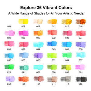 KALOUR Offre Spéciale pas cher <span class=keywords><strong>prix</strong></span> forme hexagonale Premium 36 couleurs <span class=keywords><strong>crayon</strong></span> <span class=keywords><strong>aquarelle</strong></span> en carton cylindre Tube pour artiste - Product Image 3