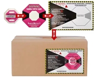 En stock – Capteur d'impact 5G 10G 15G à sensibilité variable, indicateur d'impact pour l'expédition, indicateur de choc pour la protection en transit