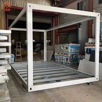 Structure de conteneur préfabriqué empilable, moderne, en acier galvanisé, durable, de taille flexible, à assemblage personnalisé