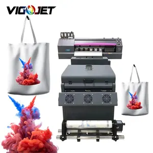 VIGOJET DTF Inkjet Printer Impresora dtf 24 inch DTF T Shirt Cloth Sticker Garment Printing Machine