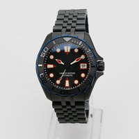 Montres de plongée au design classique, super lumineuses, 20 ATM, mouvement NH35, verre saphir, bracelet en acier inoxydable de 22 mm, montre pour homme