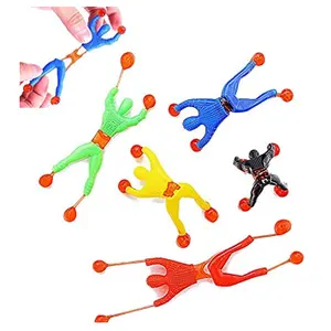 핫 세일 플라스틱 거미 끈끈한 벽 장난감 소형 아이 승진 아이 장난감