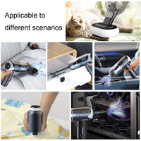 Aspirateur portable sans fil, léger et polyvalent pour la maison et la voiture, également adapté aux chats et aux chiens