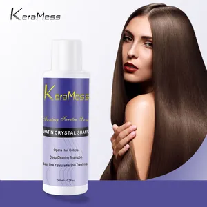KeraMess organico cheratina chiarificante trattamento di controllo dell'olio Shampoo con caratteristiche nutrienti idratanti leviganti