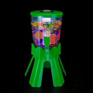 Fuente de bebida eléctrica de 3 niveles, torre para beber vino y cóctel con base iluminada con LED, incluye 5 tazas reutilizables para fiesta - Product Image 5