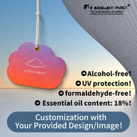 Tablette de parfum pour voiture en gros, 18% de parfum de qualité, OEM ODM, désodorisant automobile longue durée, diffuseur solide Cloud Drift