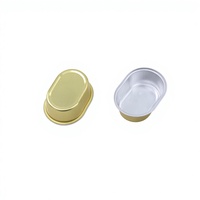 Moules à gâteaux miniatures rectangulaires en aluminium jetables de 90 ml, en pulpe moulée, recyclables, de qualité alimentaire, pour cupcakes et pâtisseries