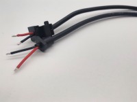 Kabel DC5521 Tahan Air, Ujung Kabel Jantan-Betina Dengan Penghenti Kabel SR