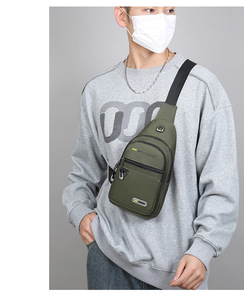 Mochila de Hombro Individual Elegante para Hombre, Bolso de Pecho Multicapa, Nueva Mochila Cruzada Moderna con Diseño Inclinado, Bolsos de Mensajero para Hombre - Product Image 6