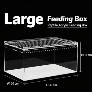 Terrario Rectangular de Acrílico Transparente para Reptiles, Vivario para Lagartos, Geckos y Serpientes - Product Image 2