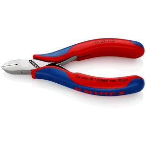 Cortador Diagonal Electrónico KNIPEX 77 02 115 SB con Mangos Multicomponentes 115 mm - Product Image 1