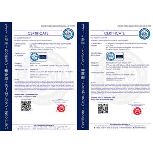 Cache-bellows <span class=keywords><strong>accordéon</strong></span> sur mesure de haute qualité pour machines, protection durable pour axes CNC - Product Image 4