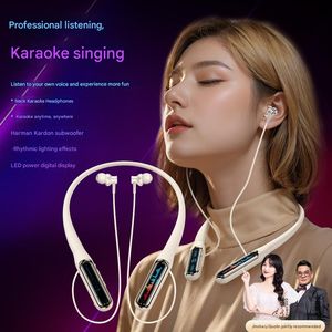 Auriculares para el cuello Auriculares inalámbricos Auriculares para aeropuerto Auriculares intrauditivos deportivos impermeables Banda para el cuello Auriculares inalámbricos Tws Cuello - Product Image 2