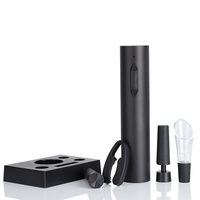 Accessoires gadgets pour maison et cuisine intelligentes Ensemble d'ouvre-vin électrique avec base Ouvre-vin rechargeable USB