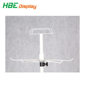 Étagère de supermarché réglable en maille métallique durable, montage au sol, installation rapide pour un présentoir de chaussettes pratique, optimisation de l'achat - Product Image 2