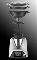 Robot de cuisine multifonctionnel Moins cher Eco Friendly Haute Performance Silencieux Robot de cuisine professionnel