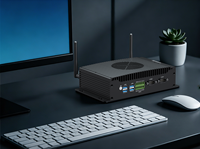 Mini PC Intel Core i5-1235U con Ventilador, 2*RJ45 LAN, COM, DDR4, SSD, HD, DP, GPIO, Linux, Win10/11, Control Industrial -10~60 ℃   Amplio Rango de Temperatura