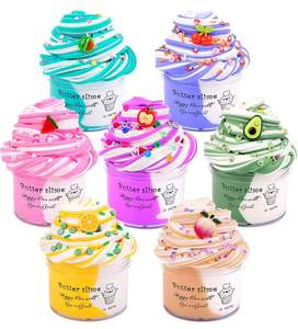 Juego de Juguetes de Colores Suaves para Niños, Slime Esponjoso, Arcilla Polimérica para Modelar, Juego Educativo para Apretar - Product Image 5