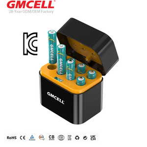 Juego de Baterías Recargables de Litio AAA de 1.5V (4 Piezas) + Baterías de Iones de Litio AA (4 Piezas) con Cargador Inteligente, Venta al Por Mayor - Product Image 3