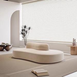 Sofá Moderno Chesterfield de Tres Plazas, Ajustable, de Piel Sintética, Tipo Puff, para Sala de Estar, Dormitorio, Área de Descanso, Recepción de Hotel, Estilo Simple - Product Image 3