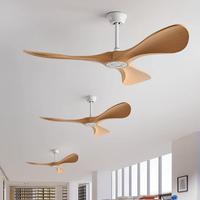 Ventilateur de plafond LED moderne APCITL de 32 pouces à 3 pales avec lumière, moteur DC, télécommande, intensité variable, 6 vitesses pour salon et salle à manger