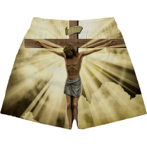 Short d'été pour hommes avec impression 3D Jesus Christ Boys Sports Pants Beach Shorts Mens Sweat Pants Mens Designer Shorts - Product Image 2