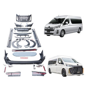 2024 recién llegado <span class=keywords><strong>Kaiser</strong></span> Crown parachoques de coche luces LED Spoiler Bodykit 2019-2023 para Toyota Hiace Body Kit - Product Image 1