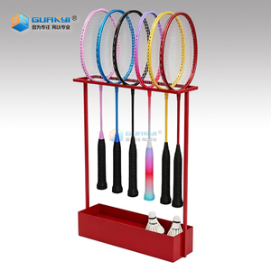 Accès facile à votre équipement de sport : support de raquette en métal thermolaqué pour salle de sport - Product Image 1