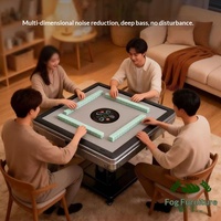 Nouvelle Table de Mahjong Pliante Chauffante Entièrement Automatique et Silencieuse 2025 – Machine à Quatre Joueurs Double Usage pour la Maison
