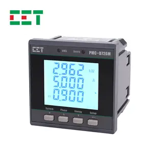 CET PMC-D726M Pencatat Data Meteran Energi Multifungsi Panel Digital Input Arus 5A CT 3 Fase