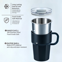 Vaso Térmico al Vacío Personalizado GY 2011, MOQ 10000 Piezas, Fabricación ODM de Acero Inoxidable para el Desarrollo de Grandes Marcas