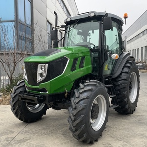 Certificación CE para motores Euro 5 YTO Motor TB Chasis 80HP Tractor agrícola compacto 4WD con cabina - Product Image 2