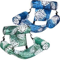 OEM ODM Chaises longues flottantes gonflables en tissu pour adultes, lot de 2, robustes, pour piscine et fêtes