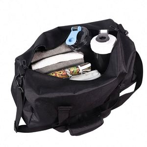 กระเป๋าเดินทาง กระเป๋าเดินทางความจุสูง มีสไตล์ สำหรับออกกำลังกาย กีฬากลางแจ้ง กันน้ำ มีช่องใส่ของ - Product Image 3