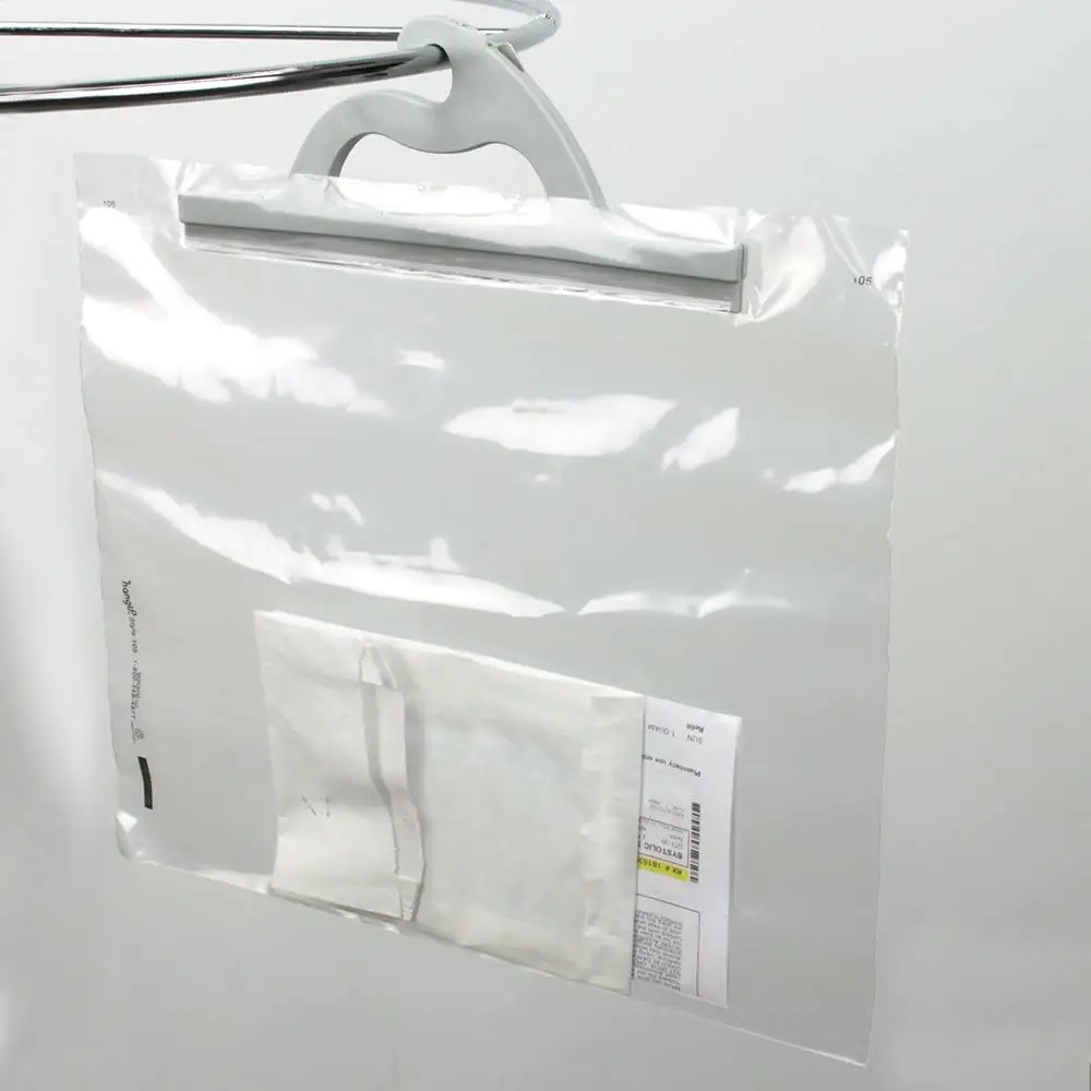 फांसी भंडारण किताब बैग के लिए स्पष्ट प्लास्टिक हुक बैग कक्षा, पुस्तकालय, और फार्मेसी उपयोग