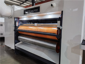 Máquina troqueladora rotativa de cartón corrugado para embalaje de cajas de pizza con impresión flexográfica - Product Image 5