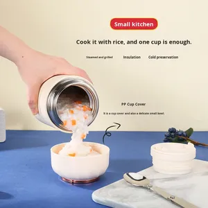 Custom Logo 500Ml Roestvrijstalen Lunchbox Dubbele Wand Vacuüm Geïsoleerde Voedselpot Met Lepel Lekvrij Voor Gebruik Op Kantoorschool - Product Image 4