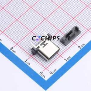 TYPE-C 16P LTH9.3-M 143 USB Connector SMD Connector Type-C Female Vertical Mount 16P - Product Image 1