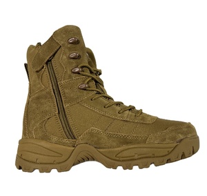 TSB204 Bottes d'entraînement respirantes noires pour hommes, personnalisées pour le camping et le combat, légères, en daim, DF33 - Product Image 2