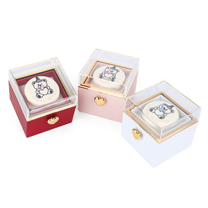 Dễ thương gấu lật Hộp nhẫn Valentine sinh nhật <span class=keywords><strong>mini</strong></span> bánh cho bạn gái món quà bất ngờ Hộp bao bì hộp mong muốn nến Quà Tặng trường hợp - Product Image 5