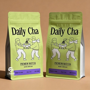 ถุงบรรจุภัณฑ์อาหารสัตว์เลี้ยง ชา กาแฟ แบบพิมพ์ดิจิทัล เกรดอาหาร ฐานแบน มีซิปล็อค ปรับแต่งสีได้ - Product Image 3