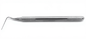 Instrumento dental endodóntico de acero inoxidable, tipo plugger anterior, de un solo extremo, con agarre moleteado, Clase I, plateado, manual - Product Image 3